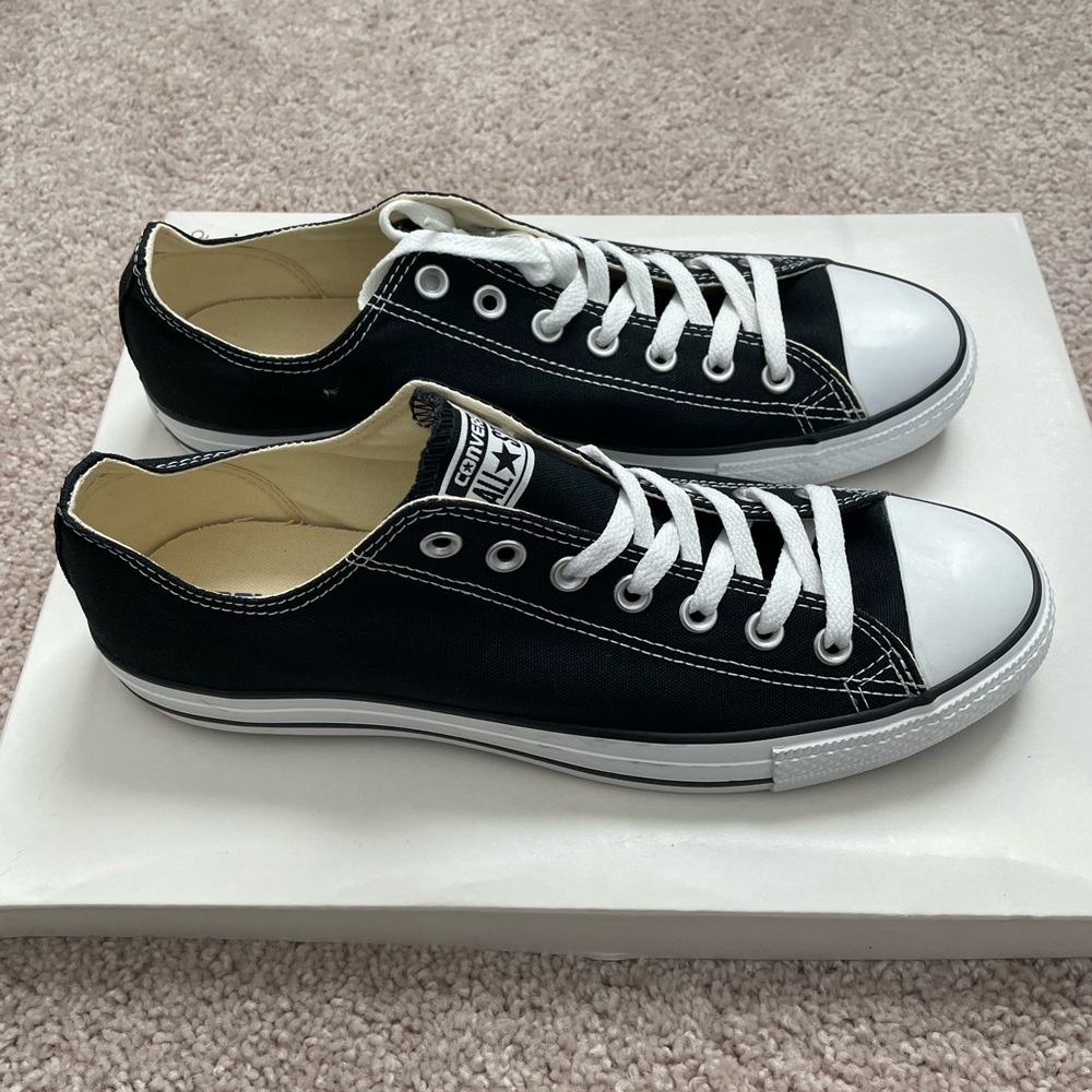Converse Classic Black and White Sneakers - Picture 3 of 4